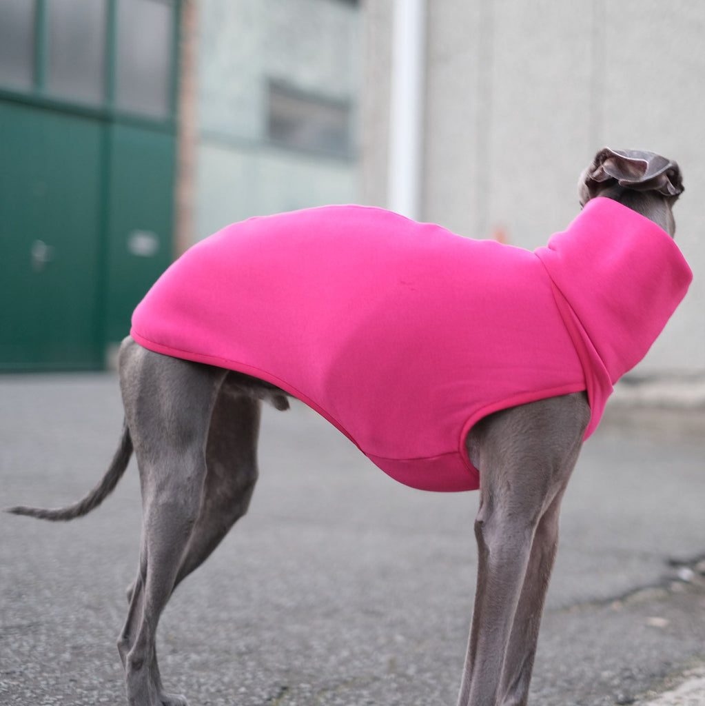 Pink cotton whippet jumper